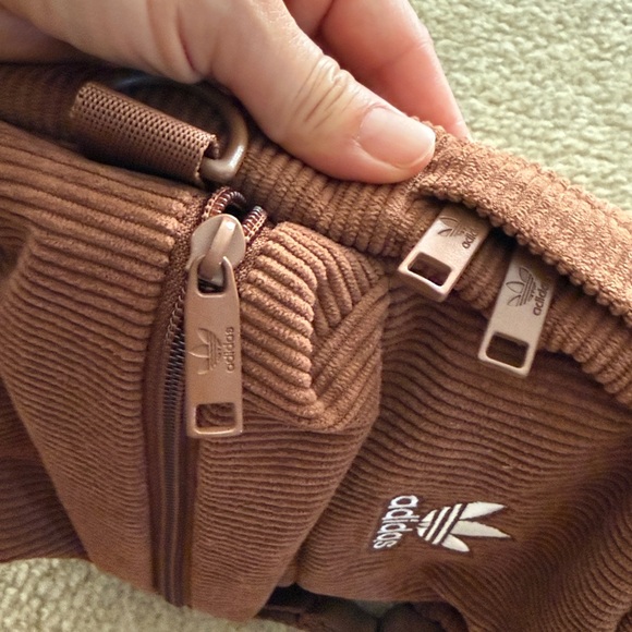 Adidas Corduroy Brown Mini Backpack - Picture 2 of 5